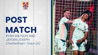 Post-Match | Ryan Watson and Jayden Joseph on Tranmere Rovers' 3-1 win at Cheltenham Town