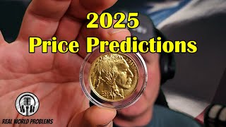 2025 Price predictions for Gold, Silver, and Oil