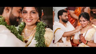 KERALA TRADITIONAL BEST HINDU WEDDING HIGHLIGHTS 2024 ANAND \u0026 SWATHY