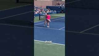 OOOPPSSS | Jelena Ostapenko SMASHED the ball to partner | #tennis