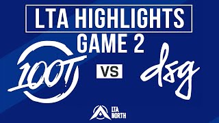 100 vs DSG Game 2 Highlights | LTA North 2025 Week 1 Day 2 | 100 Thieves vs Disguised G2