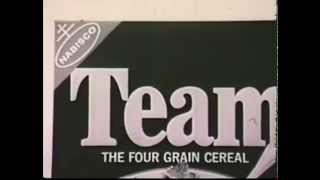 VINTAGE MID 1960s NABISCO TEAM FLAKES COMMERCIAL (DISCONTINUED CEREAL)