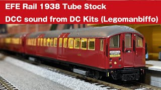 Acton Railway #071 DCC sound EFE Rail London Underground 1938 Tube Stock 4 car motorised model