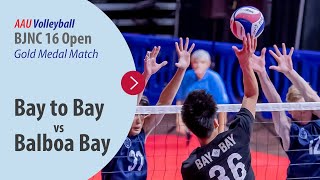 AAU 16 Open Boys Junior National Championship 2022 | Gold Medal Match | Bay to Bay vs. Balboa Bay