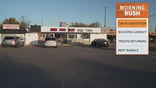 Car crashes into a gas station in Garland