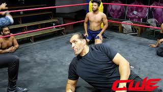 CWE | The Great Khali Teach Their Students how to Kickout |