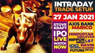 Intraday Trade Setup I Hindustan Unilever, Axis Bank, Affle India, L&T, Marico, Future Retail
