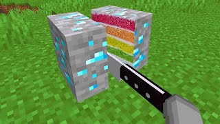 Minecraft but the ENTIRE WORLD is Cake...