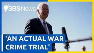 Joe Biden joins calls for Vladimir Putin to face war crime trial over Bucha massacre | SBS News