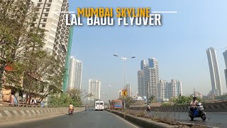 Mumbai Skyline Eastern Views | 4K Drive on Lal Baug Flyover | Eastern Express Highway