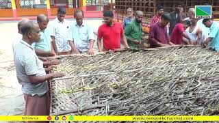 കണ്ടോത്ത്  ശ്രീ കൂര്‍മ്പാ ഭഗവതി ക്ഷേത്രത്തില്‍ ചെറിയ തബുരാട്ടിയായ  പുലിയുരുകാളിയുടെ  കല്യാണ പന്തല്‍