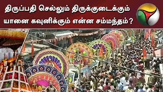 திருப்பதி செல்லும் திருக்குடைக்கும் யானை கவுனிக்கும் என்ன சம்மந்தம்? | Yaanai Kavuni | Tirupati