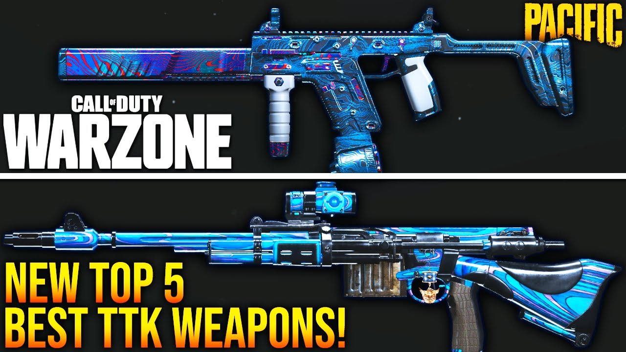 WARZONE: New TOP 5 FASTEST TTK Weapons After Update! (WARZONE Best TTK ...