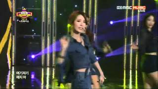 131030 MBC SHOW CHAMPION | 9MUSES - GUN