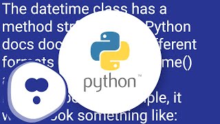 How do I turn a python datetime into a string, with readable format date?