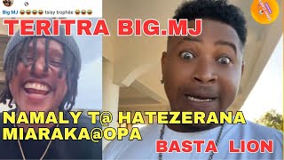 Big MJ NIVOKA TAMIN'NY FAHANGINANA NAMALY AN'i Basta Lion MIARAKA AMIN'NY ATEZERANA SY OPA