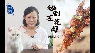 【秘制五花肉腌制方式】自制烤串必备