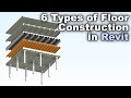 6 Types of Floor Construction in Revit Tutorial