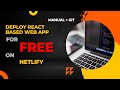 How to Deploy Vite (React) App on Netlify | Multiple Methods