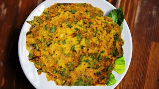#68-Healthy & Traditional Spinach Adai Recipe/ Keerai Adai / Greens Adai/ Must try this recipe!!