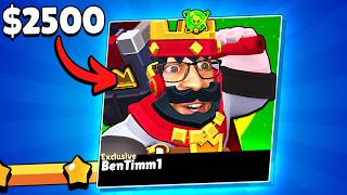 How I Unlocked the RAREST Skin in Brawl Stars! 🤯 ($2500 spent)