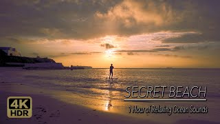 🌅【4K HDR】Secret Beach Sunrise in Yokosuka with Gentle Waves for Deep Sleep and Relaxation | ASMR