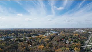 Jay C. Hormel Nature Center Fall Trees DJI Mini 3 Pro 4K 60FPS | Austin, Minnesota