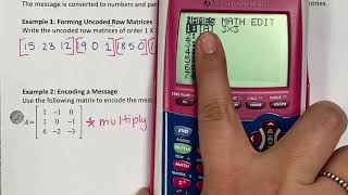 Precalc 8.5 Basic Cryptography