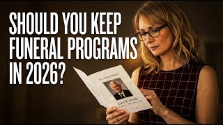 Should You Keep A Funeral Program in 2026? - The Funeral Program Site
