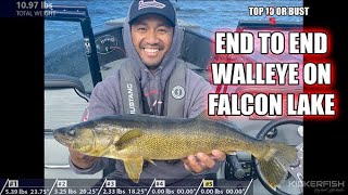 Incredible WALLEYE Tournament Fishing on FALCON LAKE