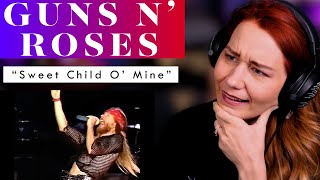 My First Guns N' Roses Experience! "Sweet Child O' Mine" vocal ANALYSIS of a LIVE Axl Rose!