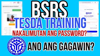 Forgot BSRS TESDA password | How to log in | Exploring BSRS Attendance.