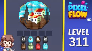 Pixel Flow Level 311 Solution Walkthrough