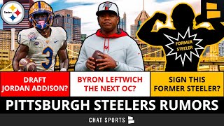 HOT Steelers Rumors: Byron Leftwich Next Steelers OC? Draft Jordan Addison? Sign A Former Steeler?