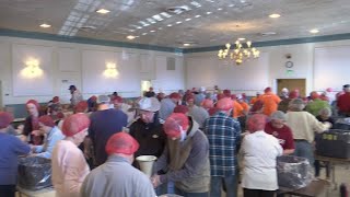 First Christian Church prepares meals for Rise Against Hunger