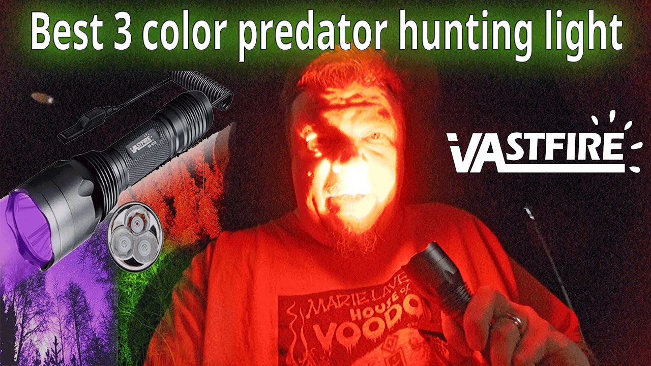 Best 3 Color Predator Hunting Light | Vastfire - YouTube