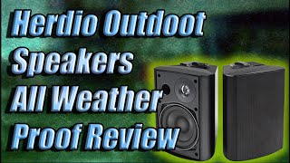 Bluetooth Speakers Review Herdio 5.25 All Weather Proof