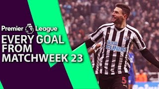 Every goal from Matchday 23 in the Premier League | NBC Sports