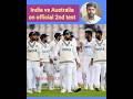 India A vs Australia A unofficial test #shorts #indvsaus #test #teamindia