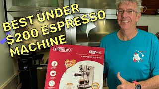 Review HIBREW H10B Espresso Machine with more features than most at this price point