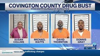 Bonds set for the 4 arrested on drug trafficking charges