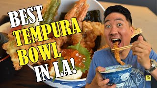 Best TEMPURA BOWL in LA | Hyunghoon Tendon