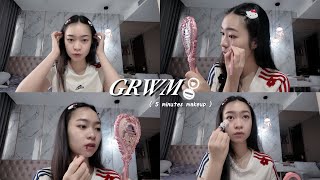 GRWM…แต่งหน้า 5 นาที 💐| Makeup + Hair + (summer)Perfume