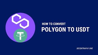 How to convert Polygon into USDT POLYGON | MOBILE VERSION | #Decentrapay #Bitcoin #Cryptocurrency.