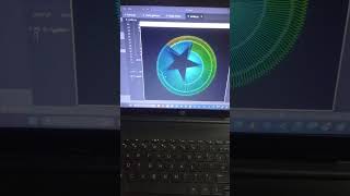Python Turtle Rainbow Star Spiral #python #pythonprojects #codingart #rainbowpainting #learnpython