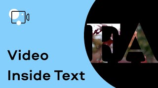 How to place VIDEO INSIDE TEXT | video editing (Tutorial 2021)