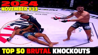 Top 50 Savage Knockouts November 2024 #13 (MMA•Muay Thai•Boxing•Kun khmer)