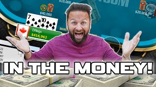 LATE STAGE STRATEGY In the Money! 6-Max Online Poker Tournament
