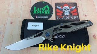 Rike Knight Knife / Includes Disassembly   Beautiful and affordable !