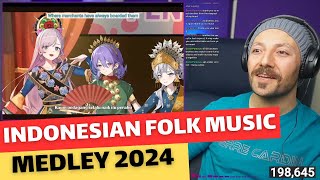 🎦 Streaming | Indonesian Folk Music Medley 2024 Ver. - hololive ID reaction